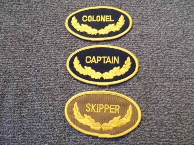Colonel, Captain, Skipper Patches
